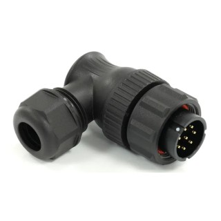 RS PRO Industrial Circular Connector, 8 Contacts, Cable Mount, 21 mm, Plug, Male, IP68, 500 V, 10 A 233-8343