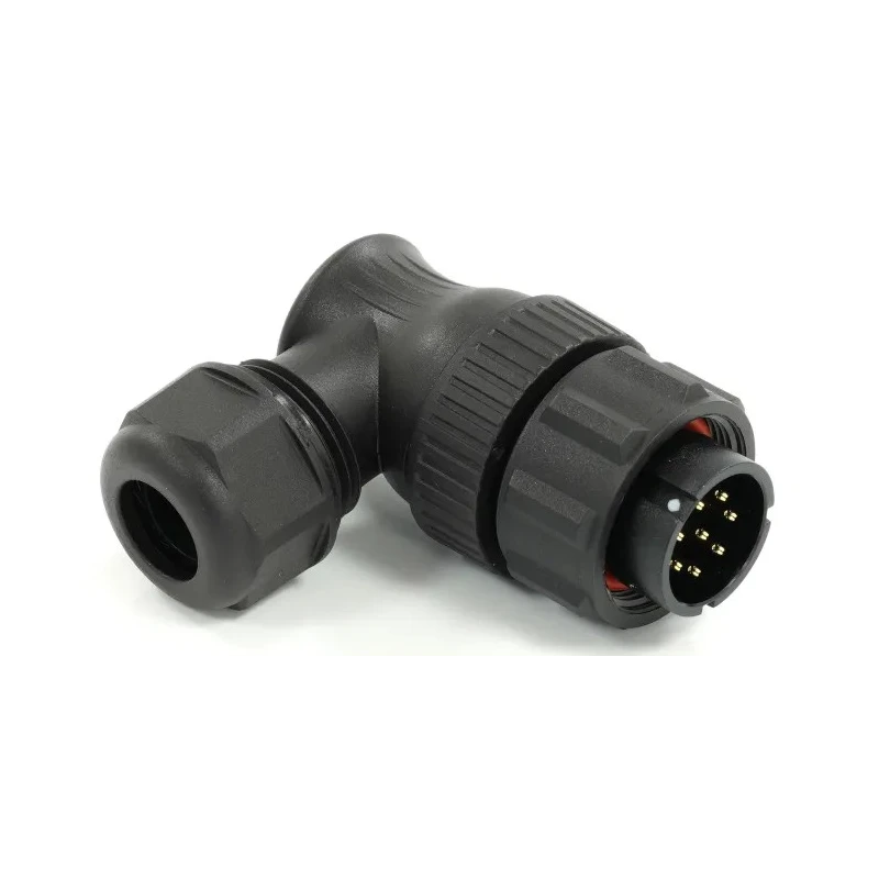 RS PRO Industrial Circular Connector, 8 Contacts, Cable Mount, 21 mm, Plug, Male, IP68, 500 V, 10 A 233-8343
