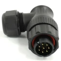 RS PRO Industrial Circular Connector, 8 Contacts, Cable Mount, 21 mm, Plug, Male, IP68, 500 V, 10 A 233-8343