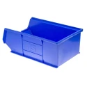 RS PRO Polypropylene Storage Bin 350 mm x 205 mm x 130 mm Blue 484-4107