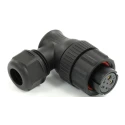 RS PRO Circular Connector 6 Contacts Cable Mount Plug Female IP68 21 mm 500V 30.5A Threaded Termination 233-8345