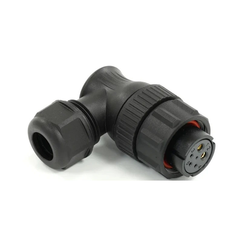 RS PRO Circular Connector 6 Contacts Cable Mount Plug Female IP68 21 mm 500V 30.5A Threaded Termination 233-8345