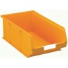 RS PRO Polypropylene Storage Bin, 350 mm x 205 mm x 130 mm, Yellow 484-4113