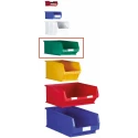 RS PRO Polypropylene Storage Bin, 350 mm x 205 mm x 130 mm, Yellow 484-4113