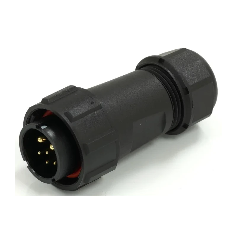 RS PRO Circular Connector 6 Contacts Cable Mount Plug Male 21 mm IP67 500V 30.5A 233-8368