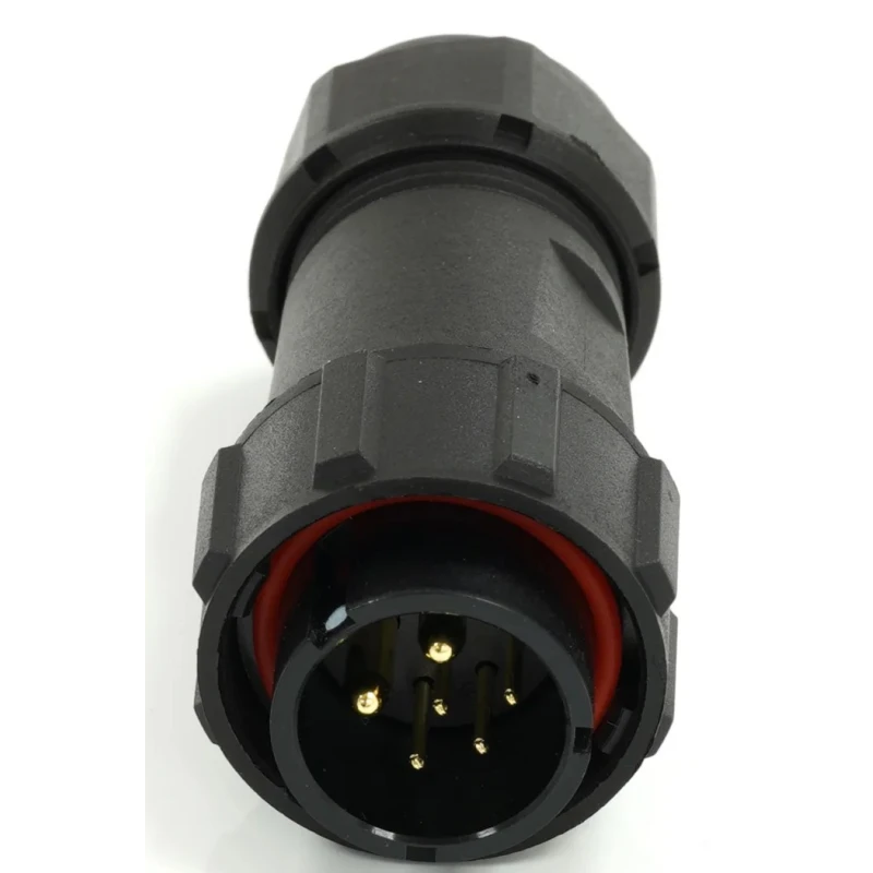 RS PRO Circular Connector 6 Contacts Cable Mount Plug Male 21 mm IP67 500V 30.5A 233-8368