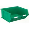RS PRO Polypropylene Storage Bin 419 mm x 376 mm x 180 mm Green 484-4179