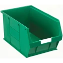 RS PRO Polypropylene Storage Bin, 350 mm x 205 mm x 181 mm, Green 484-4135