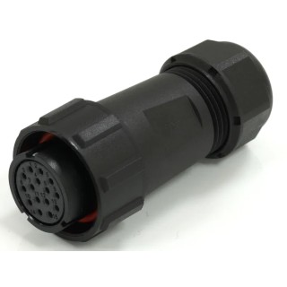 RS PRO Circular Connector, 15 Contacts, Cable Mount, 21 mm, Plug, Female, IP67, 400V, 5A, Bayonet, Series RS PRO 233-8374