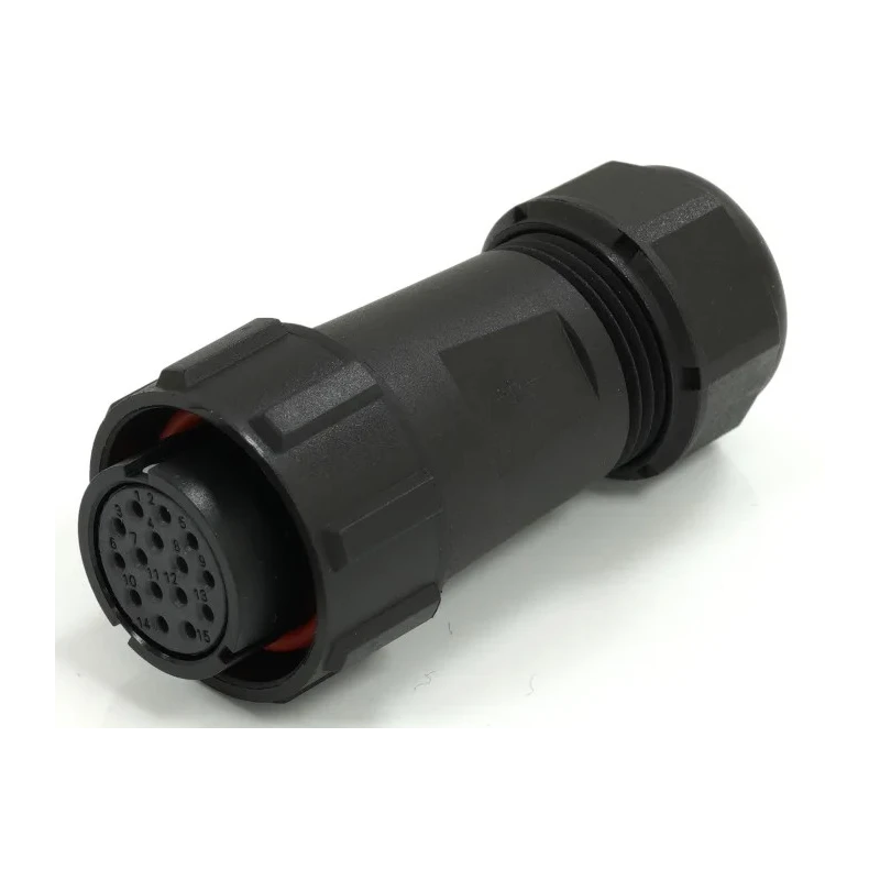 RS PRO Circular Connector, 15 Contacts, Cable Mount, 21 mm, Plug, Female, IP67, 400V, 5A, Bayonet, Series RS PRO 233-8374