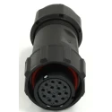 RS PRO Circular Connector, 15 Contacts, Cable Mount, 21 mm, Plug, Female, IP67, 400V, 5A, Bayonet, Series RS PRO 233-8374