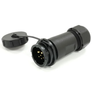 RS PRO Circular Connector, 6 Contacts, Cable Mount, 21 mm, Socket Male, Bayonet Mating, IP67, 500V, 30.5A 233-8379