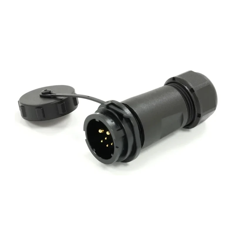 RS PRO Circular Connector, 6 Contacts, Cable Mount, 21 mm, Socket Male, Bayonet Mating, IP67, 500V, 30.5A 233-8379