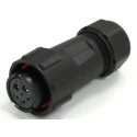 RS PRO Circular Connector Cable Mount 6 Contacts 21 mm Plug Female IP67 500V 30.5A Series 233-8375