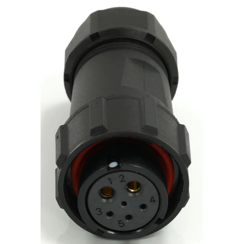 RS PRO Circular Connector Cable Mount 6 Contacts 21 mm Plug Female IP67 500V 30.5A Series 233-8375