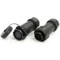 RS PRO Circular Connector Cable Mount 15 Contacts 21 mm Bayonet Coupling Plug Socket IP67 IP67