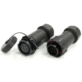 RS PRO Circular Connector Cable Mount 15 Contacts 21 mm Bayonet Coupling Plug Socket IP67 IP67