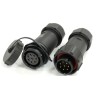RS PRO Circular Connector Cable Mount, 8 Contacts, 21 mm Size, Bayonet, , 500V, 10A, Polyamide 66 & Polycarbonate IP67