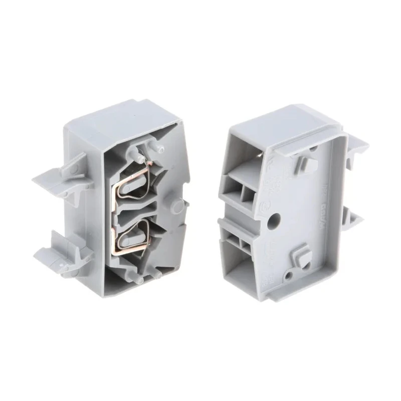 WAGO 264 Series Feed Through Terminal Block Grey 2.5mm² 1-Level Cage Clamp 264-721