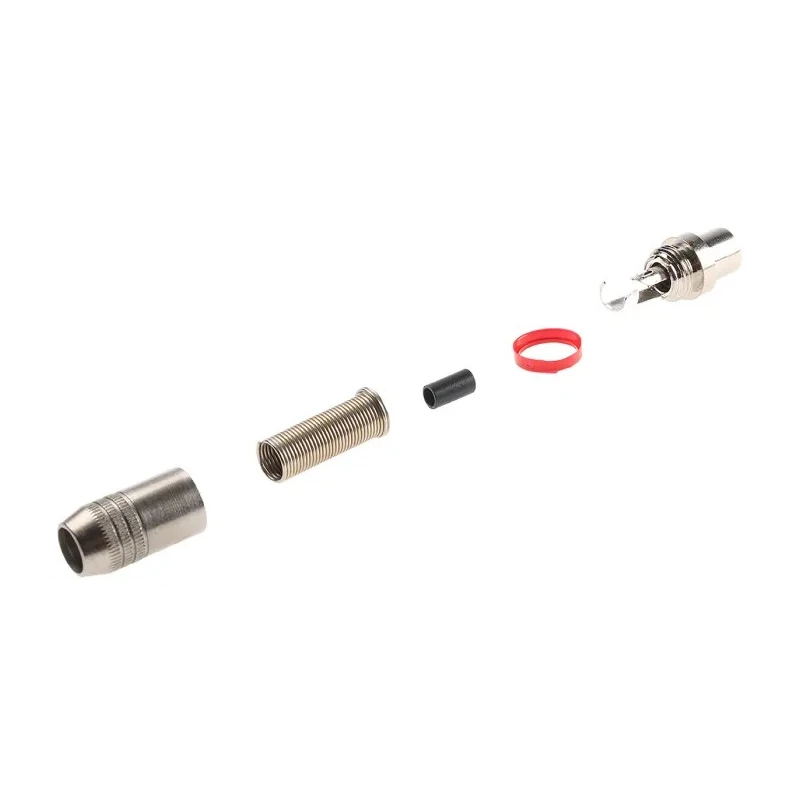 RS PRO Natural Black Straight Cable RCA Socket Nickel 5A 484-9348