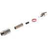 RS PRO Natural Black Straight Cable RCA Socket Nickel 5A 484-9348