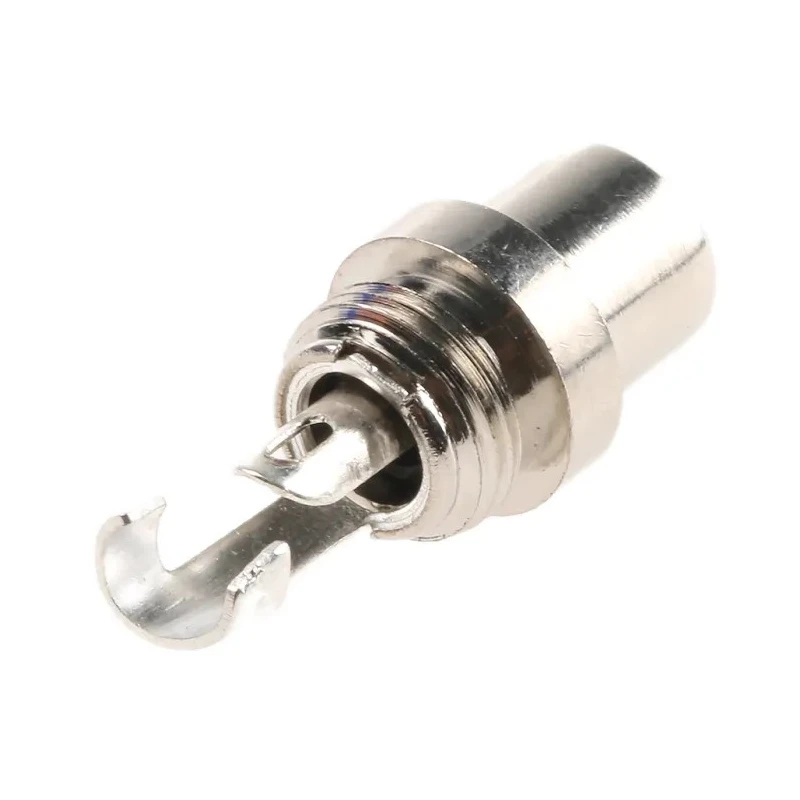 RS PRO Natural Black Straight Cable RCA Socket Nickel 5A 484-9348