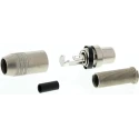 RS PRO Natural Straight Cable RCA Socket Nickel 5A 150-200V AC 484-9332
