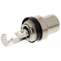 RS PRO Natural Straight Cable RCA Socket Nickel 5A 150-200V AC 484-9332