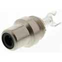 RS PRO Natural Straight Cable RCA Socket Nickel 5A 150-200V AC 484-9332