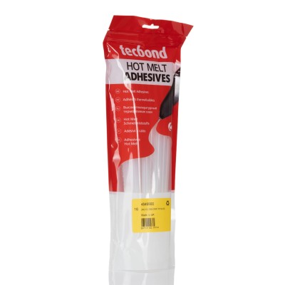Power Adhesives High Performance Transparent Hot Melt Glue Stick 300 mm Length 240-12-300-CRP-TP16-RS