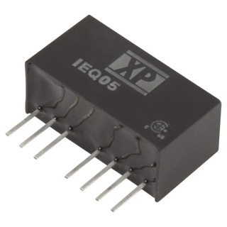 XP Power Regulated Isolated DC/DC Converter 12V DC 417mA Input 4.5-18V 5W Through Hole SIP8 Package IEQ0512S12