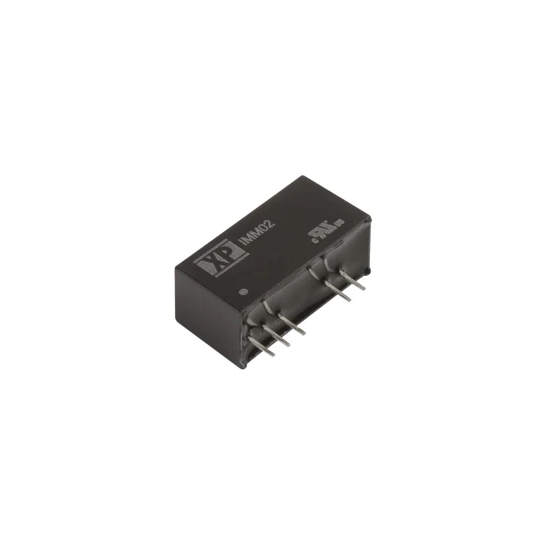 XP Power DC/DC Converter SIP8 Package 3.3V DC Output 300 mA 18V DC Input 2W Through Hole IMM0212D03