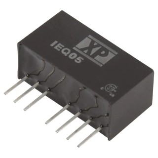 XP Power DC/DC Converter 15V DC 334mA 18V DC Input 4.5V Input 5W Through Hole SIP Package IEQ0512S15