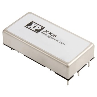 XP Power JCK 30W Isolated DC/DC Converter 12V DC Output 2.5A 18-36V DC Input Through Hole DIP Package JCK3024S12