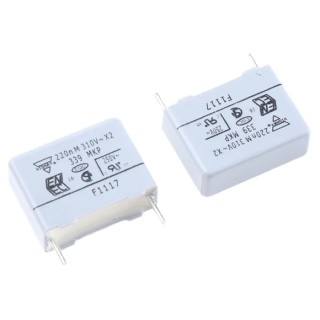 Vishay MKP 339 Film Capacitor Through Hole ±20% 220 nF 630 V dc 310 V ac 2222 339 20224