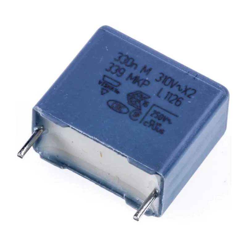 Vishay MKP 339 Film Capacitor, 330 nF ±20 % Capacitance, 630 V DC, 310 V AC, Through Hole Mount 2222 339 20334