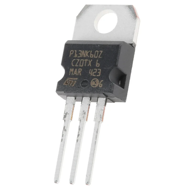 STMicroelectronics MDmesh SuperMESH N-Channel MOSFET 13A 600V Enhancement 3-Pin TO-220 STP13NK60Z