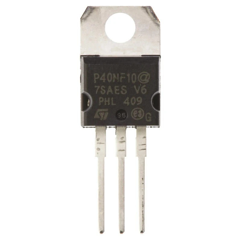 STMicroelectronics STripFET N-Channel MOSFET, 50 A, 100 V Enhancement Mode, 3-Pin TO-220 STP40NF10