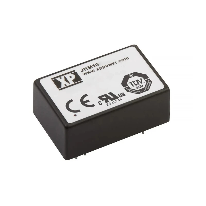 XP Power Isolated 10 W DC/DC Converter 12V DC Output, 9-18V DC Input, DIP-24 Package JHM1012S12