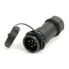 RS PRO Industrial Circular Connector 6 Contacts Cable Mount 21 mm Socket Male IP67 500V 25.5A Bayonet 233-8380