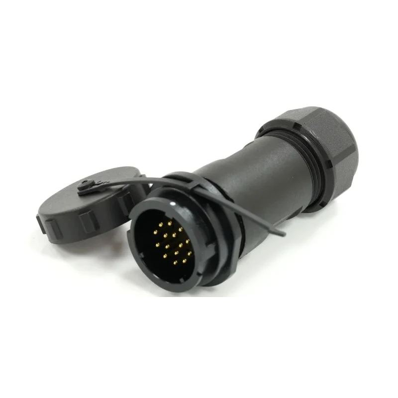 RS PRO Industrial Circular Connector 6 Contacts Cable Mount 21 mm Socket Male IP67 500V 25.5A Bayonet 233-8380