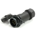 RS PRO Circular Connector, 8 Contacts, Cable Mount, 21 mm Connector Size, Socket Male, Bayonet Mating, IP67 Rated 233-8381