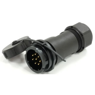 RS PRO Circular Connector, 8 Contacts, Cable Mount, 21 mm Connector Size, Socket Male, Bayonet Mating, IP67 Rated 233-8381