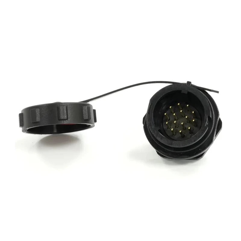 RS PRO Industrial Circular Connector, 15 Contacts, Front Mount, 21 mm, Socket Male, IP67, 400V, 5A 233-8386