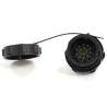 RS PRO Industrial Circular Connector, 15 Contacts, Front Mount, 21 mm, Socket Male, IP67, 400V, 5A 233-8386