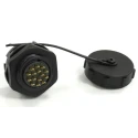 RS PRO Industrial Circular Connector, 15 Contacts, Front Mount, 21 mm, Socket Male, IP67, 400V, 5A 233-8386