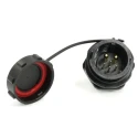 RS PRO Industrial Circular Connector, 6 Contacts, Front Mount, 21 mm, Socket Male, IP67, 500V, 30.5A, Bayonet 233-8387