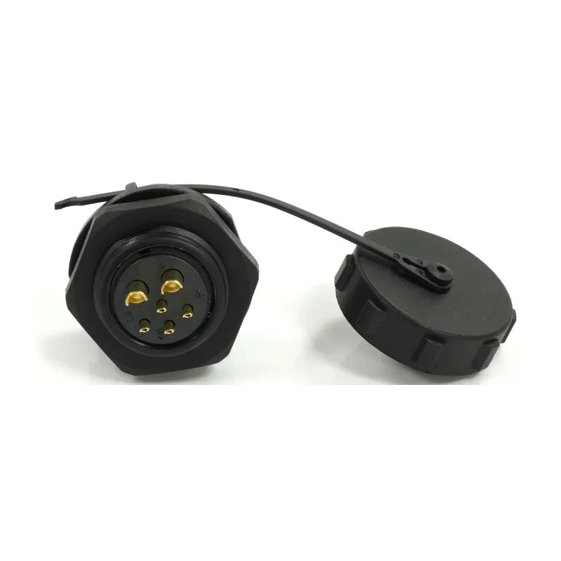 RS PRO Industrial Circular Connector, 6 Contacts, Front Mount, 21 mm, Socket Male, IP67, 500V, 30.5A, Bayonet 233-8387