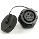 RS PRO Circular Connector 6 Contacts Front Mount 21 mm Socket Female IP67 500V 30A 233-8391