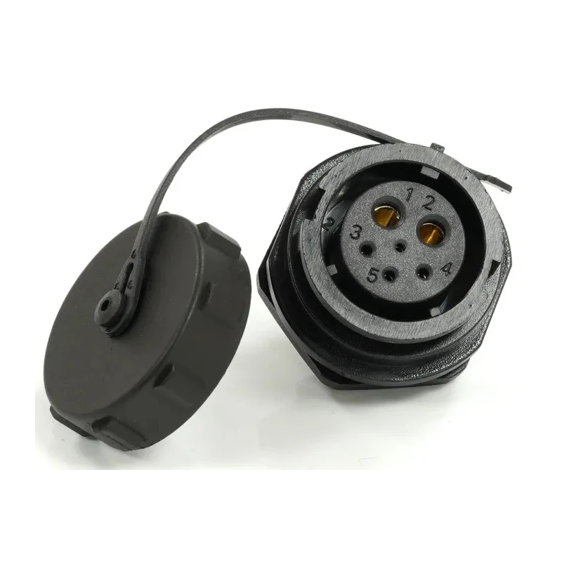 RS PRO Circular Connector 6 Contacts Front Mount 21 mm Socket Female IP67 500V 30A 233-8391